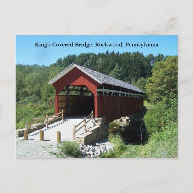 Cartes postales du pont couvert du roi (Devant)