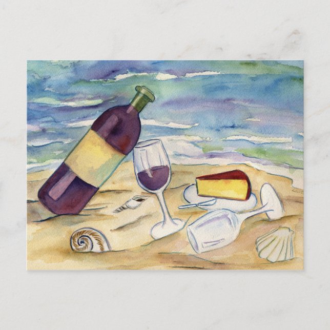 Cartes postales du Red Wine and Cheese Beach Party (Devant)