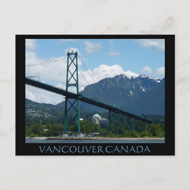 Cartes postales du Souvenir de Vancouver Lions Gat (Devant)