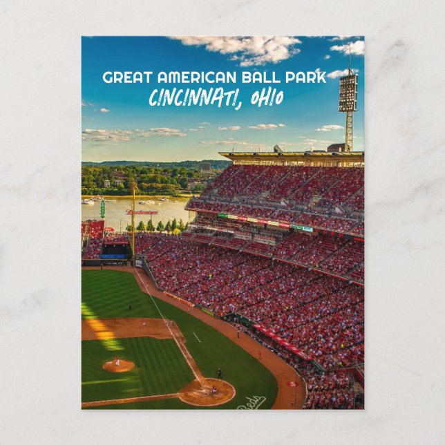 CARTES POSTALES DU STADE DE BALL DE CINCINNATI OHI (Devant)