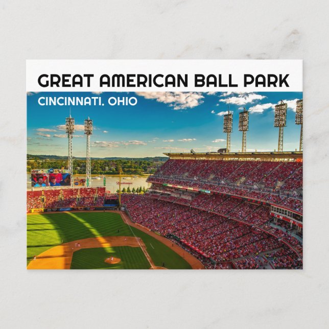 CARTES POSTALES DU STADE DU PARC DE CINCINNATI (Devant)