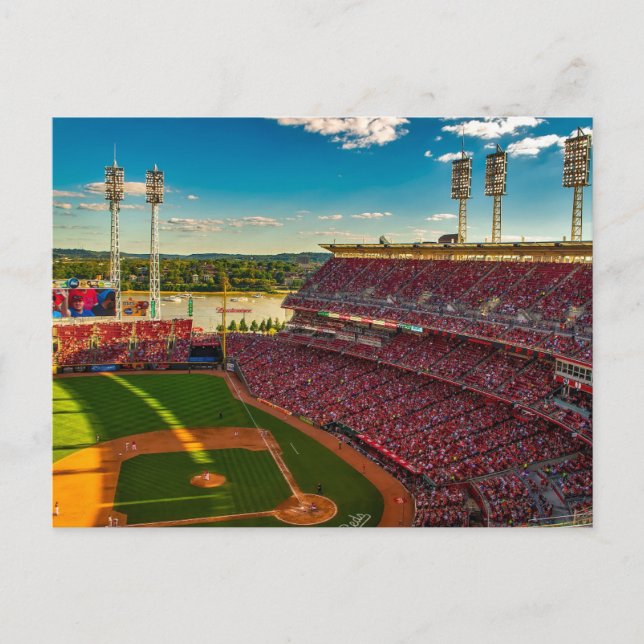 CARTES POSTALES DU STADE DU PARC DE CINCINNATI (Devant)