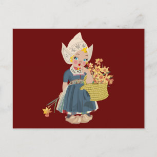 CARTES postales DUTCH GIRL ART