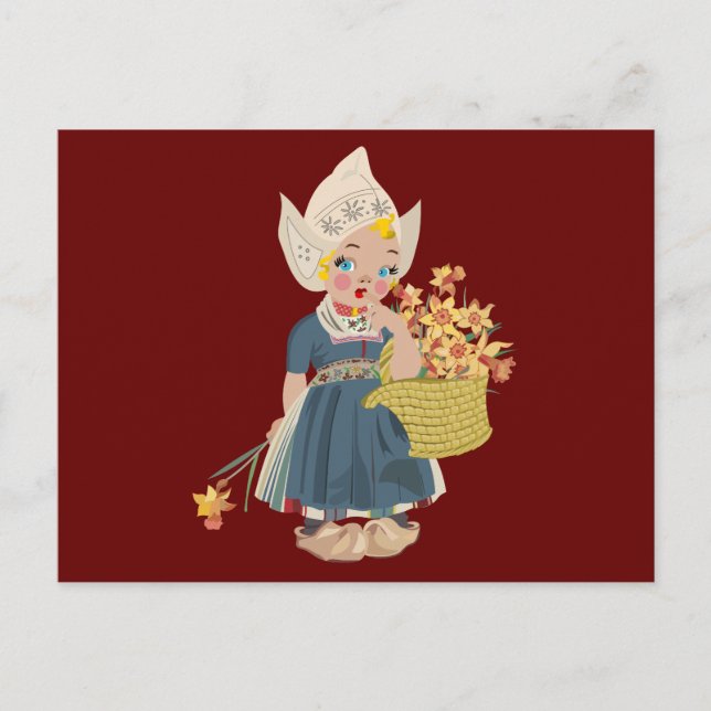 CARTES postales DUTCH GIRL ART (Devant)