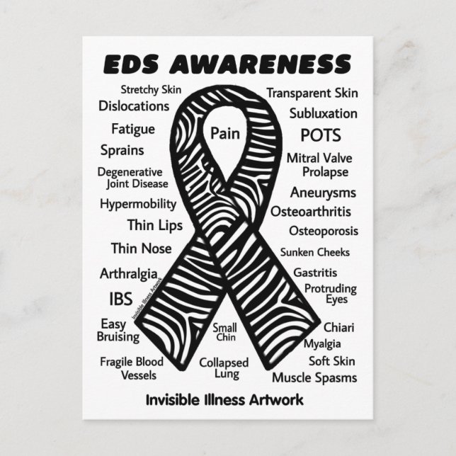 CARTES POSTALES...EDS - Symptômes (Devant)