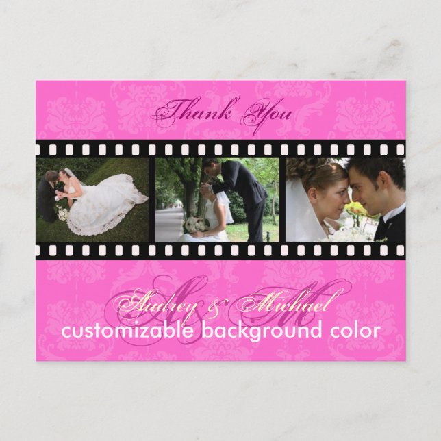 Cartes postales en Merci couleur/Damas do-it-yours (Devant)