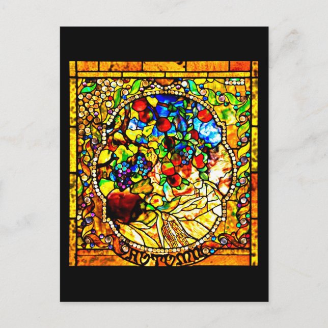 Cartes postales en verre-Louis Tiffany 12 (Devant)