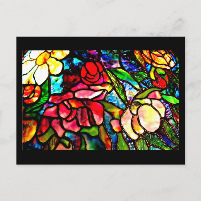 Cartes postales en verre-Louis Tiffany 18 (Devant)