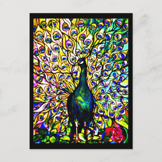 Cartes postales en verre-Louis Tiffany 19 (Devant)