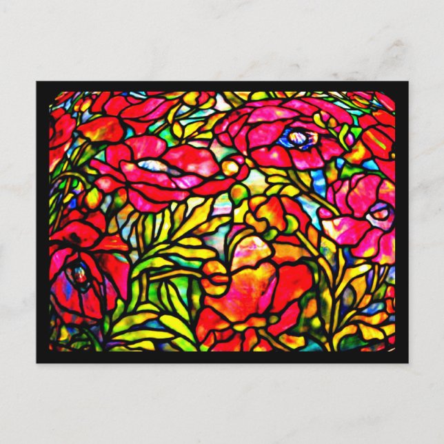 Cartes postales en verre-Louis Tiffany 20 (Devant)