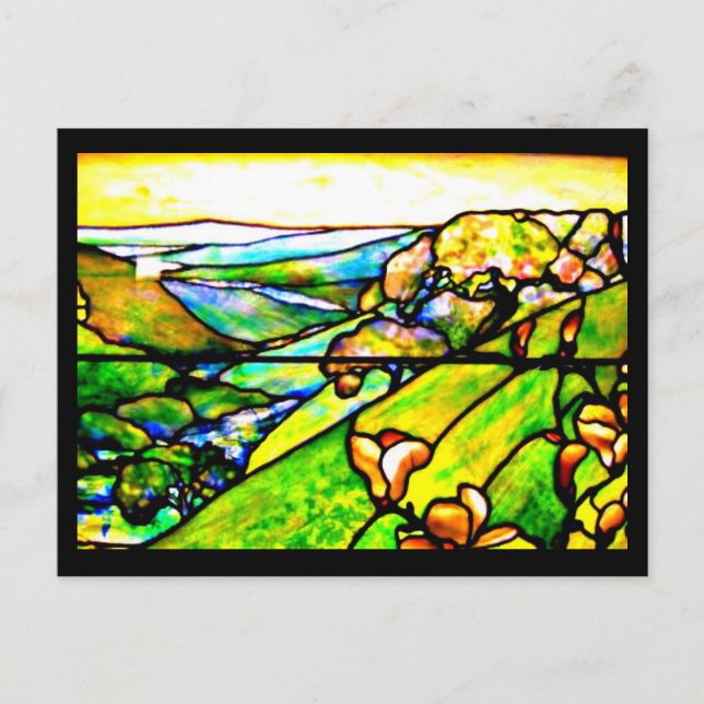 Cartes postales en verre-Louis Tiffany 5 (Devant)
