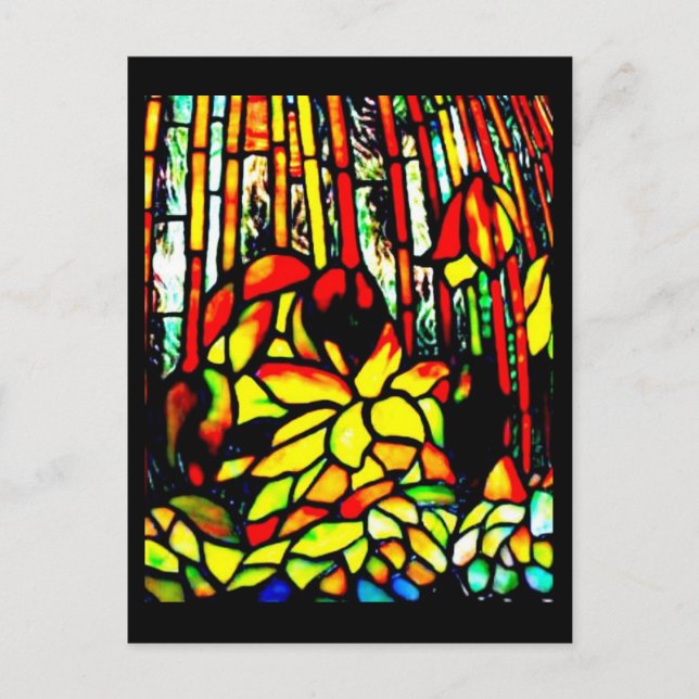 Cartes postales en verre-Louis Tiffany 9 (Devant)
