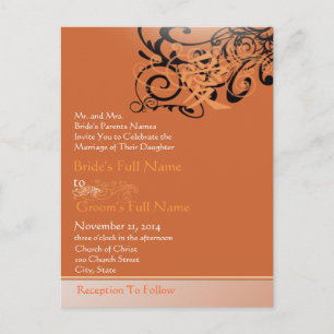 Cartes postales Faire-part de mariage bon marché