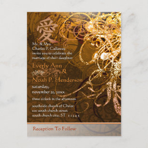 Cartes postales Faire-part de mariage bon marché