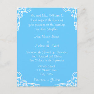 Cartes postales Faire-part de mariage bon marché
