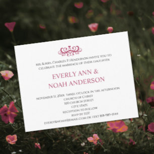 Cartes postales Faire-part de mariage bon marché