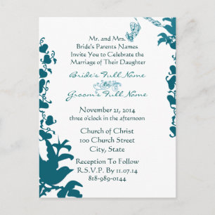 Cartes postales Faire-part de mariage bon marché