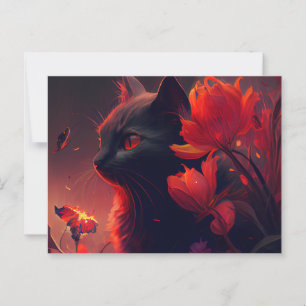 Cartes Postales feu Fleur