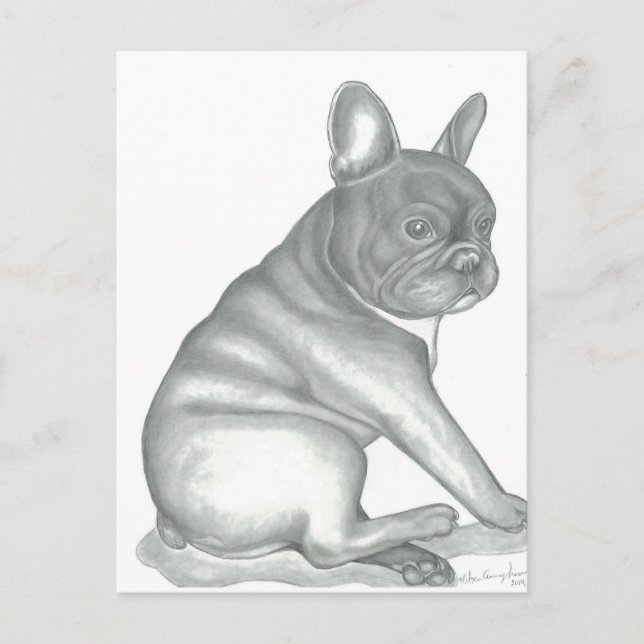 Cartes postales françaises Bulldog (Devant)