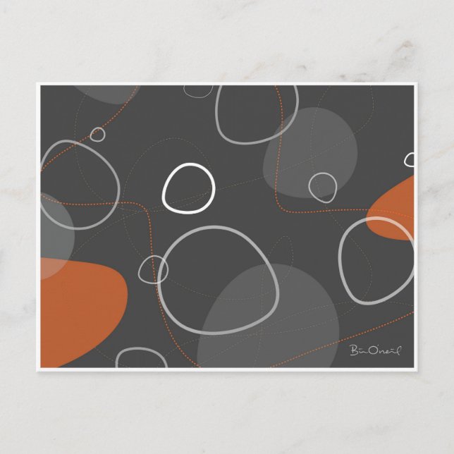 Cartes postales funky Atomic (Devant)