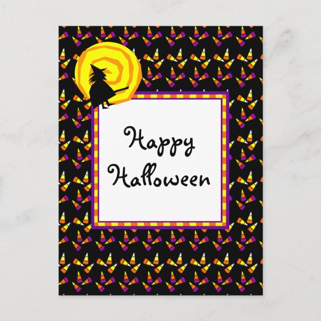 Cartes postales Halloween Candy Corn (Devant)