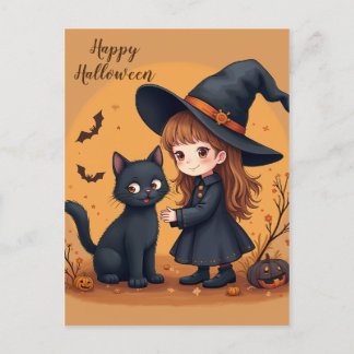Cartes Postales Halloween mignonnes