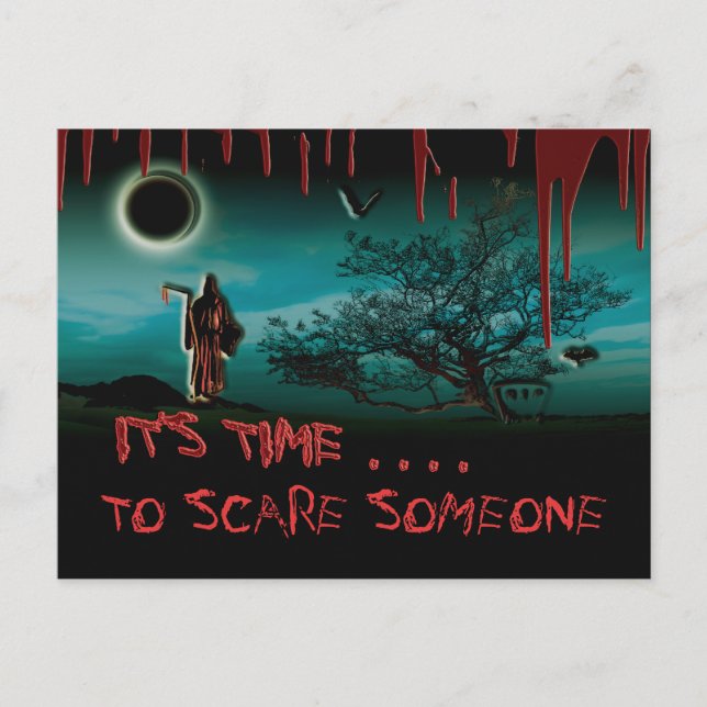 Cartes postales Halloween - personnaliser (Devant)