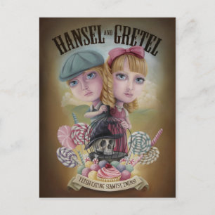 Cartes postales Hansel et Gretel