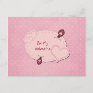 Cartes postales Hearts Ladybugs Valentine