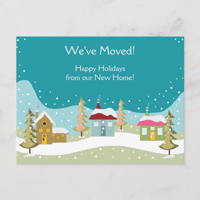 Cartes postales Holiday Moving Faire-part (Devant)