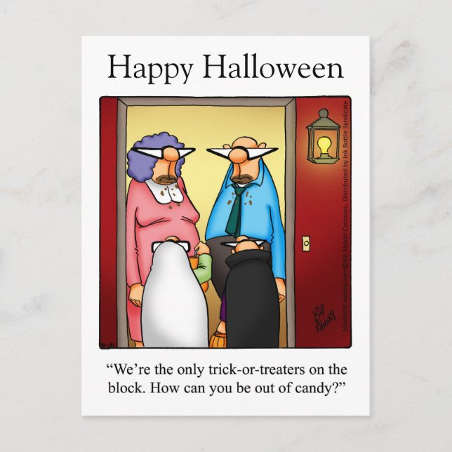 Cartes postales humoristiques Halloween "Spectickl (Devant)