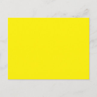 Cartes postales | Jaune vif | Minimalisme moderne