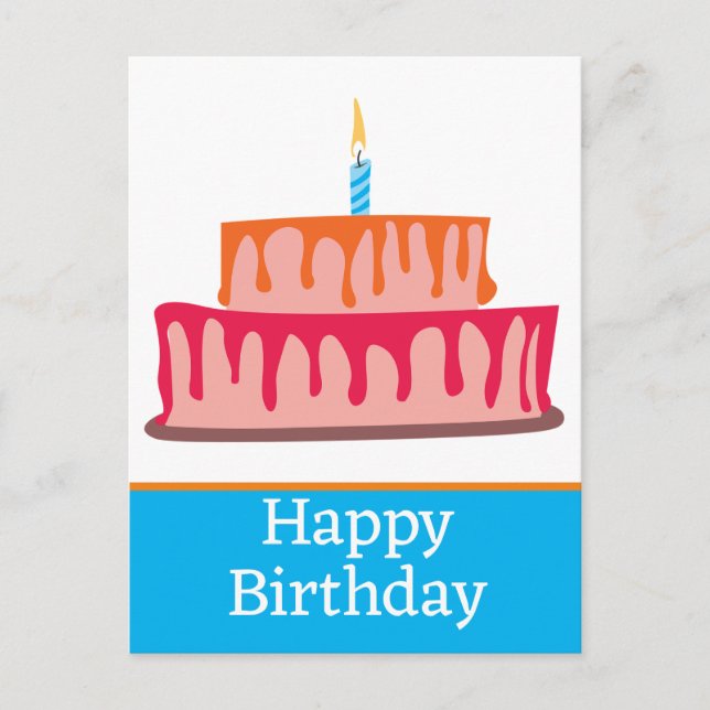 Cartes postales joyeux anniversaire (Devant)