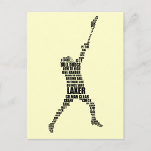Cartes postales Lacrosse Player