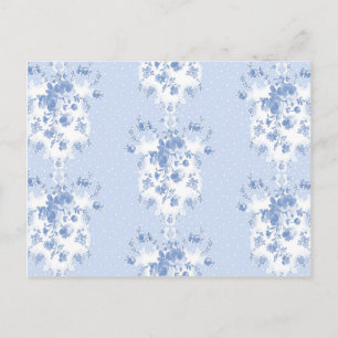 Cartes postales Lady Enid bleu bleuté