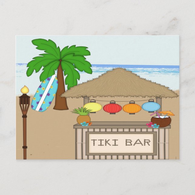 Cartes postales Laua Tiki Bar (Devant)