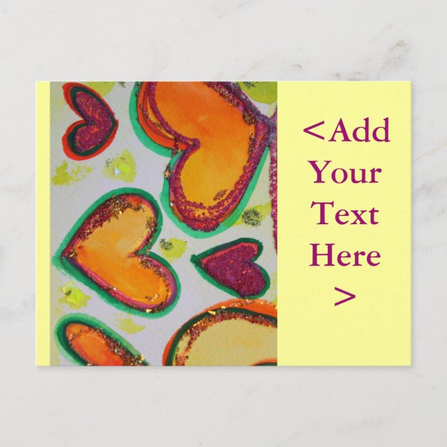 Cartes postales Lauder Hearts Pink Bliss (Devant)