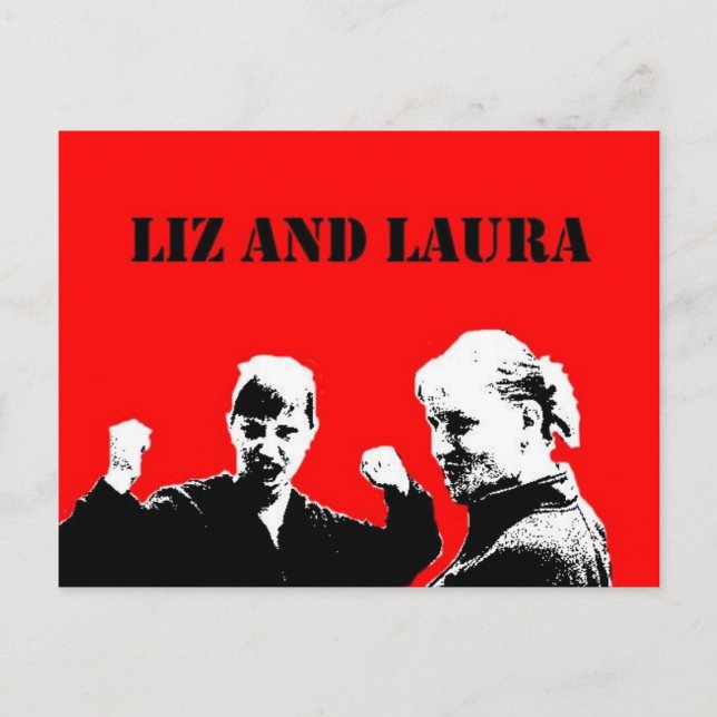 Cartes postales Liz et Laura (Devant)