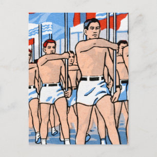Cartes postales Marching Boys