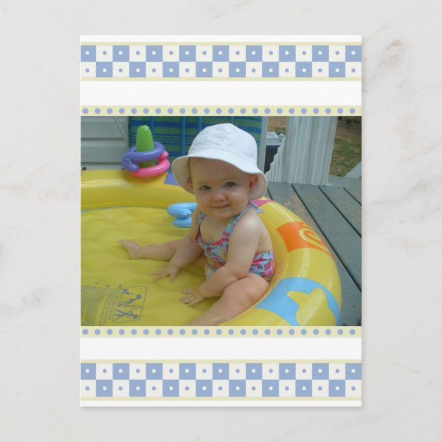 Cartes postales Merci Bébé Snower (Devant)