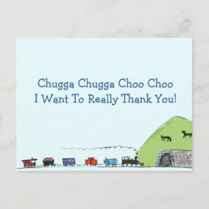 Cartes postales Merci Choo Choo