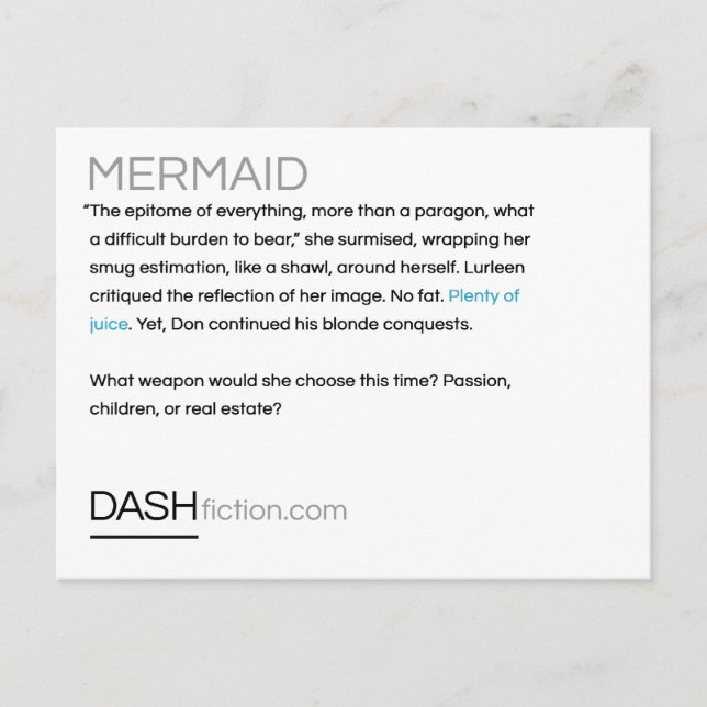 Cartes postales Mermaid (Devant)