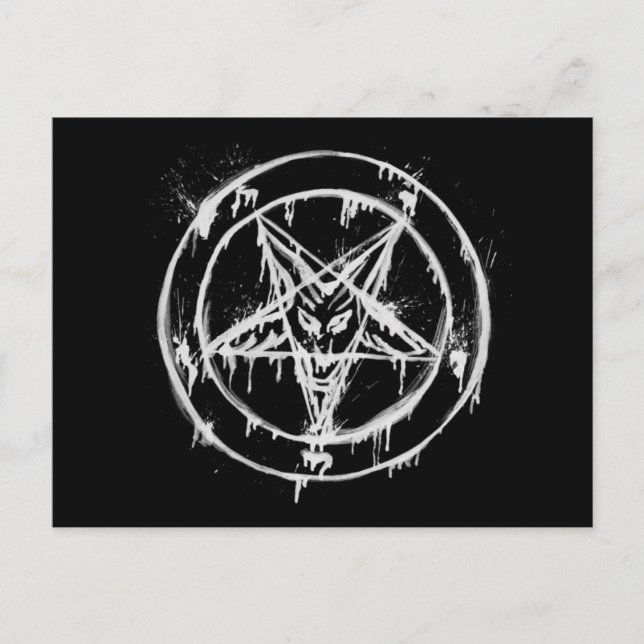 Cartes postales Messy Baphomet (Devant)