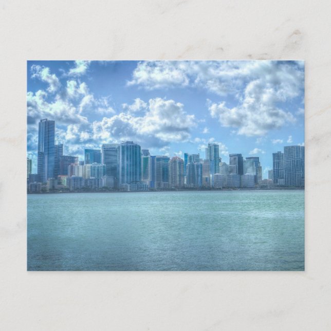 CARTES POSTALES MIAMI FLORIDA CITYSCAPE SKYLINE (Devant)