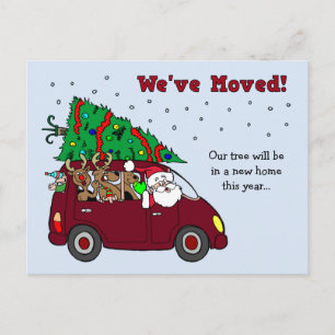 Cartes postales mobiles de faire-part de Noël