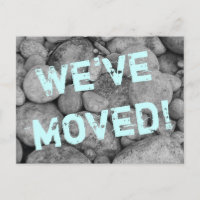 Cartes postales mobiles en pierre de galet pour no