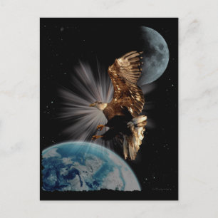 Cartes postales motivantes pour l'aigle chauve
