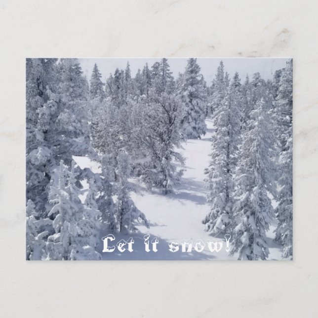 Cartes postales neige (Devant)