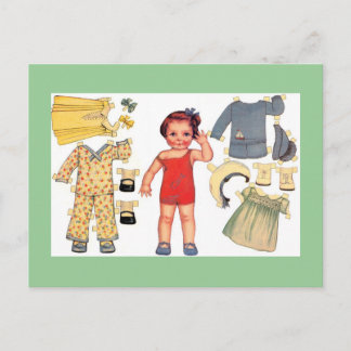 Cartes postales Papier Poupée Bébé