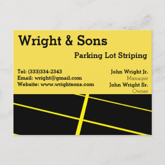 Cartes postales Parking strié